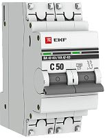 Выключатель автоматический EKF PROxima ВА47-63 2п 50А C 4.5кА картинка